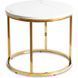 Журнальный столик CLIFF MEBEL ELITE 53x53 Белый мрамор