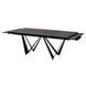 Стіл розкладний FJORD BLACK MARBLE КЕРАМІКА 200-300 см Concepto Чорний