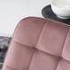 Стілець оксамитовий MEBEL ELITE RICK Velvet Рожевий