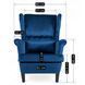Кресло мягкое бархатное MEBEL ELITE KLARIS 2 Velvet Синий