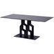 Стол обеденный ETNA LOFTY BLACK Concepto 180x90&nbsp;Керамика Черный