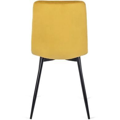 Стул бархатный MEBEL ELITE PERU Velvet, Горчица фотография