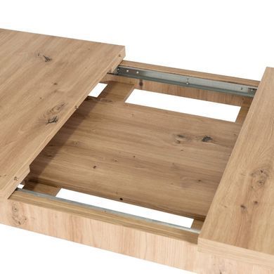 Стіл розкладний MEBEL ELITE SKUBI 120(160)х75 см Дуб артизан фотографія