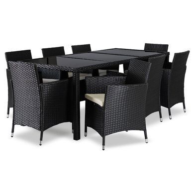 Комплект садовой мебели MEBEL ELITE POMONA Черный
