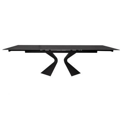 Стіл розкладний DUNA BLACK MARBLE Concepto 180(260)x90 Кераміка Чорний Мат фотографія