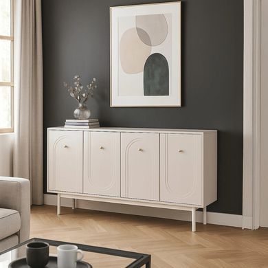Комод MEBEL ELITE MARLEN 155 Кашемір фотографія