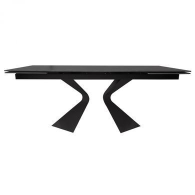 Стіл розкладний DUNA BLACK MARBLE Concepto 180(260)x90 Кераміка Чорний Мат фотографія