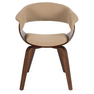 Стілець MEBEL ELITE GARY 2 Бежевий / горіховий фотографія