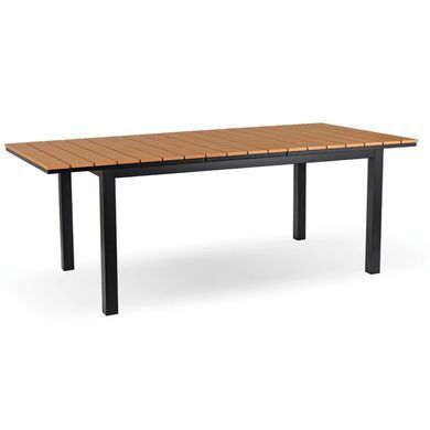 Стіл Розкладний обідній ARGOS MEBEL ELITE 160(260)х90 Дуб/чорний фотографія