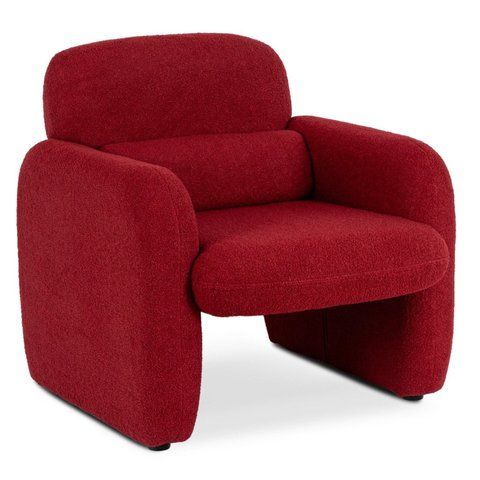 Крісло MEBEL ELITE TOGO Бордо Букле фотографія