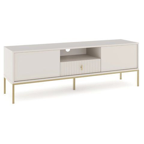 ТВ Тумба MEBEL ELITE MARCOS 154 Кашемир/Золото фотография