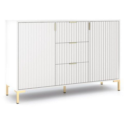 Комод MEBEL ELITE TORELLO 130 Белый фотография