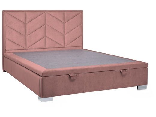 Кровать Morena Velvet Signal 160x200 Антично-розовый фотография