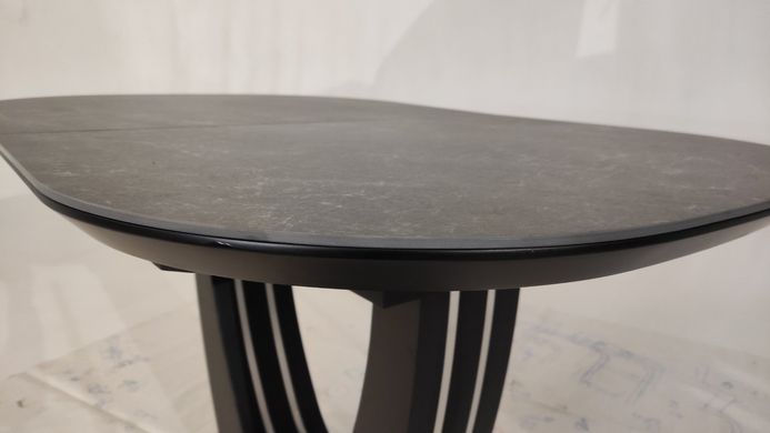 Стіл розкладний TML-865-1 VETRO 120x80 Чорний Онікс фотографія
