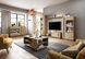 Витрина низкая Perfect Home Арко / Arco 1-дверная 1D1W/72 Дуб артизан/графит