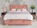 Кровать Morena Velvet Signal 160x200 Антично-розовый