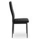Стілець оксамитовий MEBEL ELITE NARIS Velvet Чорний