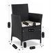 Комплект садовой мебели MEBEL ELITE POMONA Черный