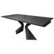 Стіл розкладний DUNA BLACK MARBLE Concepto 180(260)x90 Кераміка Чорний Мат