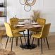 Стул бархатный MEBEL ELITE PERU Velvet, Горчица
