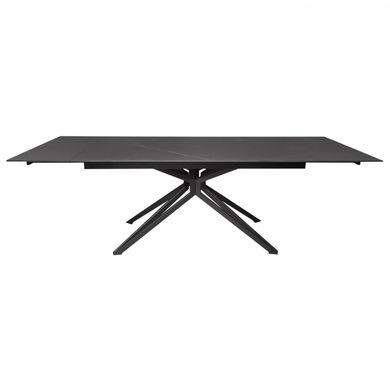 Стол раскладной STAR BLACK MARBLE Concepto 160(240)x90 Черный Мат фотография