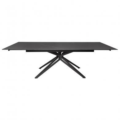Стол раскладной STAR BLACK MARBLE Concepto 160(240)x90 Черный Мат фотография