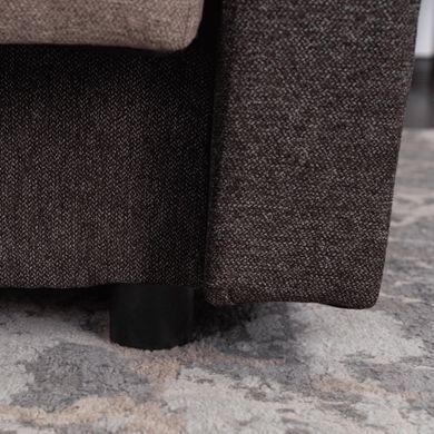 Диван MEBEL ELITE BLOOM 210 см Коричневий фотографія