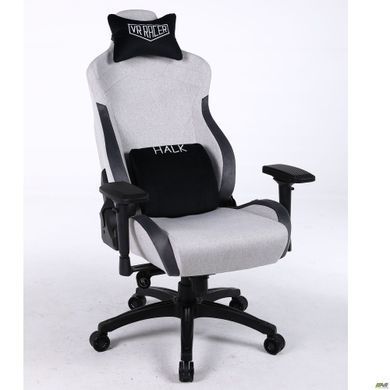 Комп'ютерне крісло VR Racer Textile Halk AMF Сірий - чорний фотографія