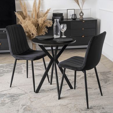 Стол MEBEL ELITE LAUREN 60X60 Черный фотография