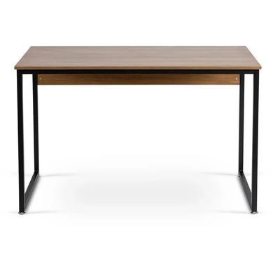 Письмовий стіл MEBEL ELITE ROSS 120 см Горіх / чорний фотографія
