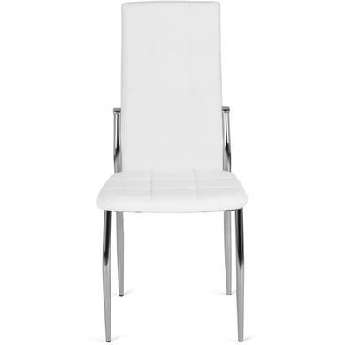 Стілець MEBEL ELITE MOLLY, екошкіра Білий фотографія