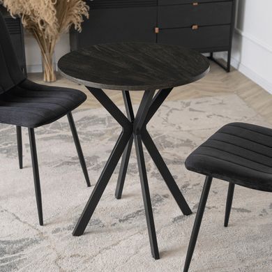 Стол MEBEL ELITE LAUREN 60X60 Черный фотография