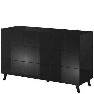 Комод REJA 2D Cama Чорний глянець фотографія