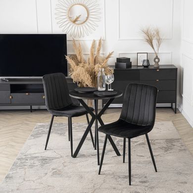 Стол MEBEL ELITE LAUREN 60X60 Черный фотография