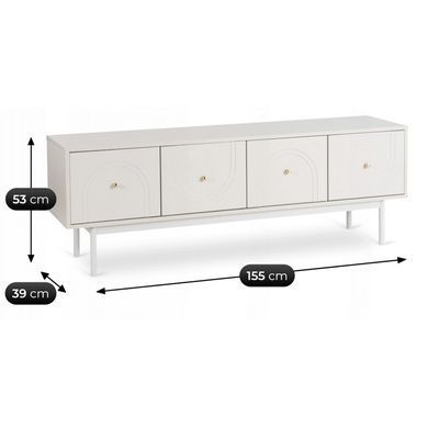 ТВ Тумба MEBEL ELITE MARLEN 155 Кашемір фотографія