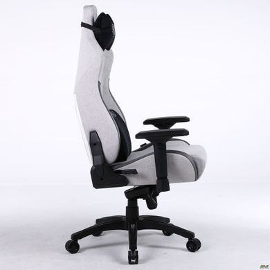 Комп'ютерне крісло VR Racer Textile Halk AMF Сірий - чорний фотографія