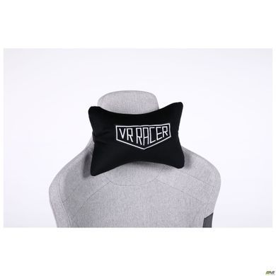 Комп'ютерне крісло VR Racer Textile Halk AMF Сірий - чорний фотографія