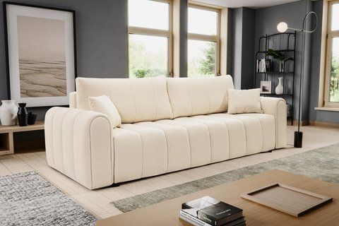Диван раскладной SATO Perfect Home Польша Светло-бежевый фотография