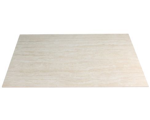 Раскладной стол FERNANDO CERAMIC Intarsio 160(220)*90 травертин мат/темный орех фотография
