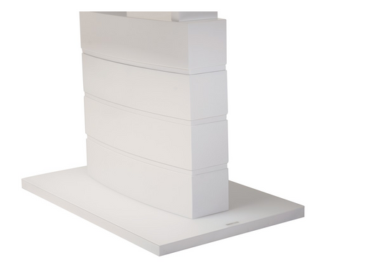 Стол раскладной TMM-50-1 VETRO 120x80 Белый Матовый фотография