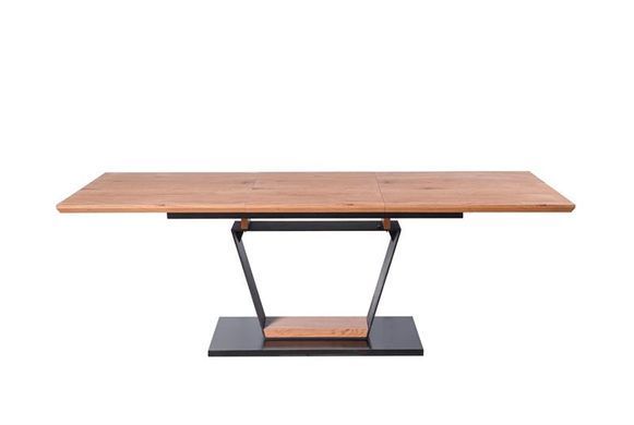 Стіл розкладний URBANO Halmar 160/220x90 Дуб Золотий фотографія