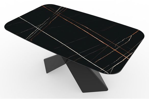 Стол Обеденный AVANGARD II NOIR LAURENT Signal 160(240)X95 Черный Мат / Черный Мат фотография