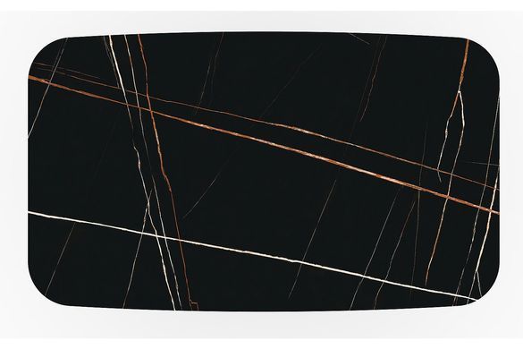 Стол Обеденный AVANGARD II NOIR LAURENT Signal 160(240)X95 Черный Мат / Черный Мат фотография
