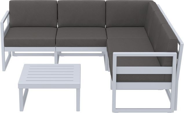 Комплект меблів для тераси Siesta Onto Mykonos Lounge Corner Set Gray Сірий