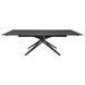Стол раскладной STAR BLACK MARBLE Concepto 160(240)x90 Черный Мат