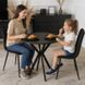 Стол MEBEL ELITE LAUREN 60X60 Черный