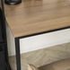 Письмовий стіл MEBEL ELITE ROSS 120 см Горіх / чорний