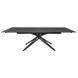 Стол раскладной STAR BLACK MARBLE Concepto 160(240)x90 Черный Мат