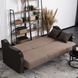 Диван MEBEL ELITE BLOOM 210 см Коричневий