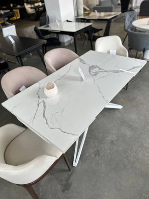 Стіл розкладний STAR STATURARIO WHITE Concepto 160(240)x90 Білий Глянец фотографія